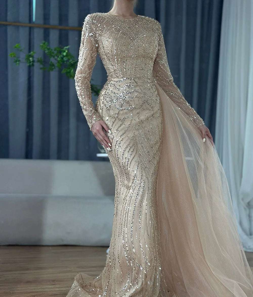 Elegant Modest Dress - Safiya Dress Silver custom - Asiyah Dresses