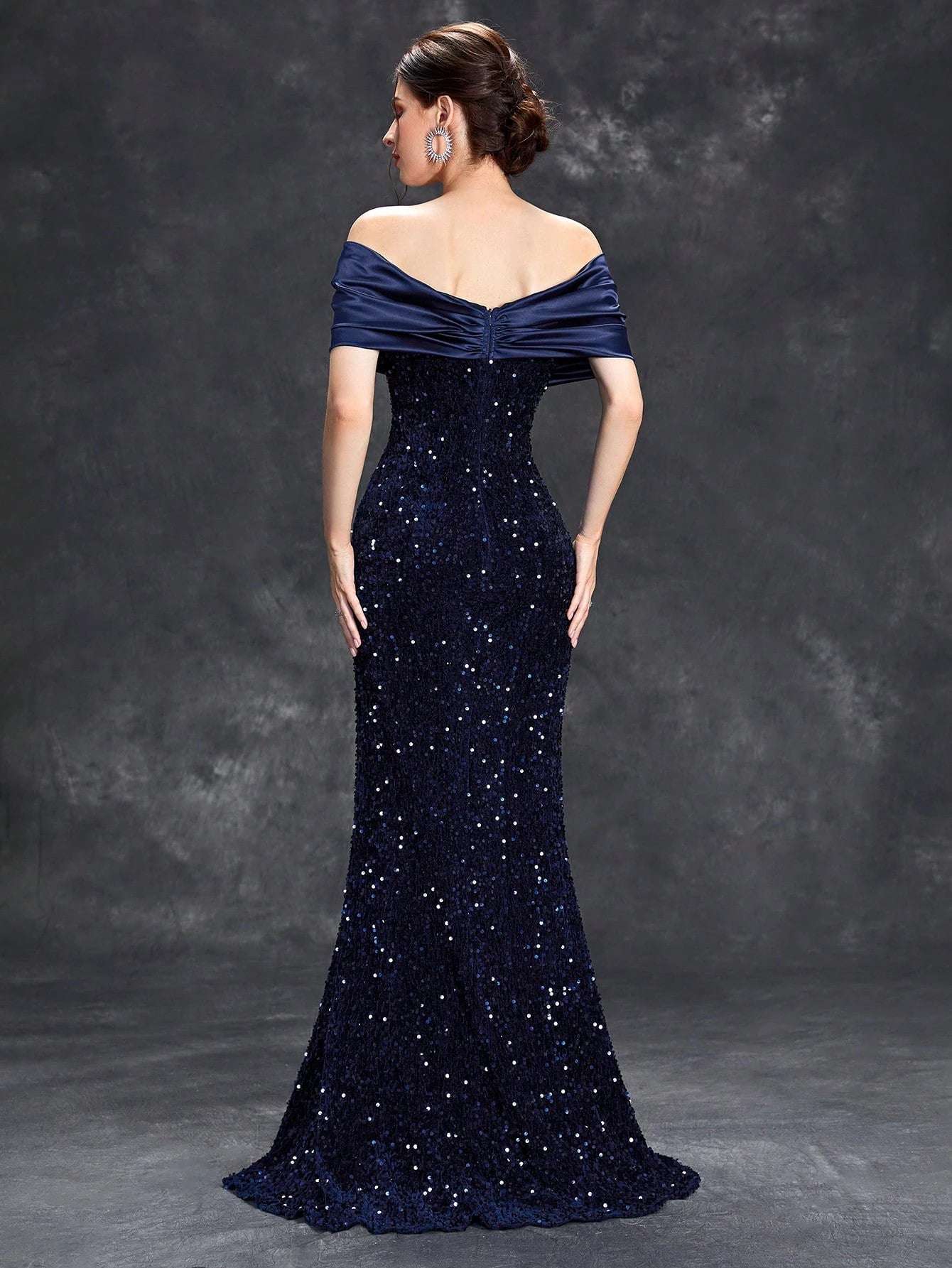 Elegant Sequin Evening Dress - Asiyah Dresses