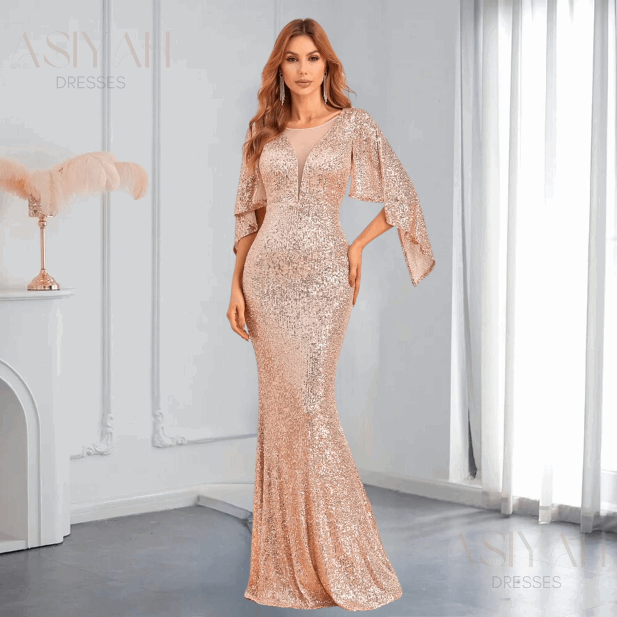 Modest Prom Dress Long Sleeve Sequin | US | United States Delivery| Australia | United Kingdom | Evening dress, Gowns Wedding Guest Prom Dresses Modest Asiyah Dresses Modest Prom Dress Long Sleeve Sequin | US | United States Delivery| Australia | United Kingdom | Evening dress, Gowns Wedding Guest Prom Dresses Modest Asiyah Dresses