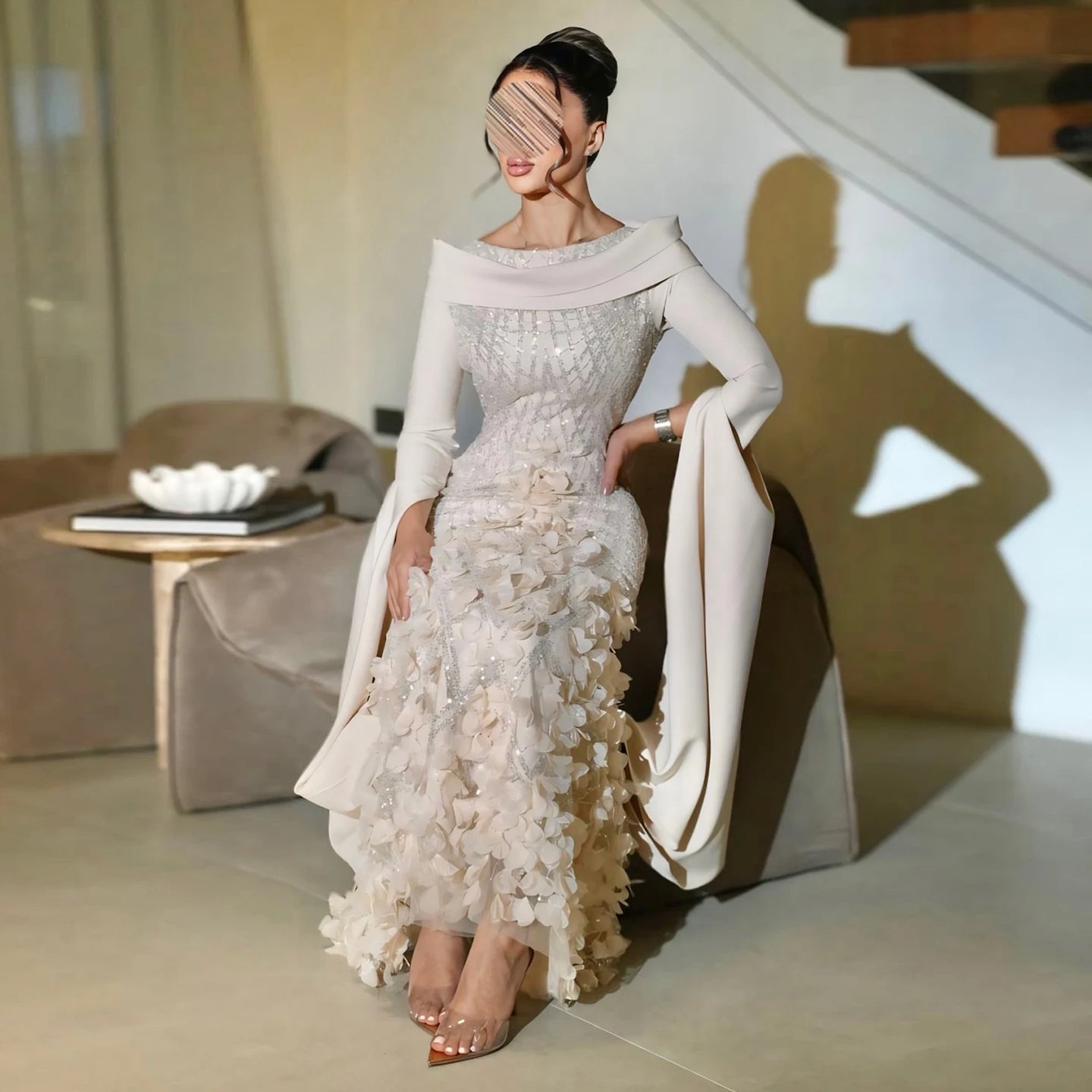 Maria Dress - Elegant Modest Long Sleeve Dress Pink - Asiyah Dresses