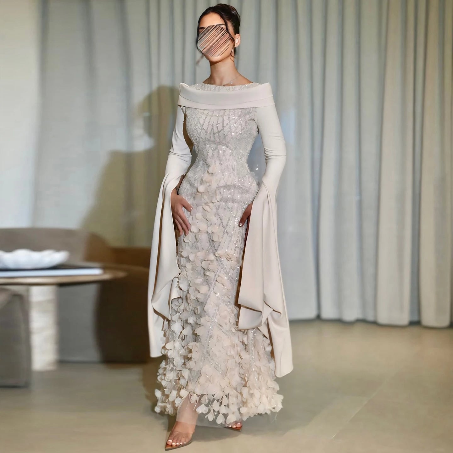 Maria Dress - Elegant Modest Long Sleeve Dress Pink - Asiyah Dresses
