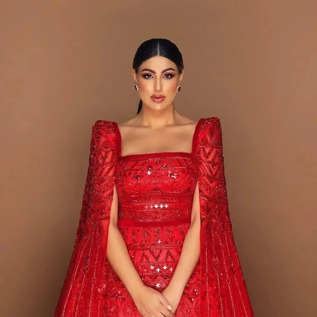 Rana Elegant Modest Dress - Sage Green - Asiyah Dresses