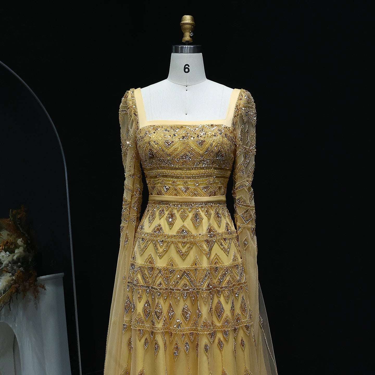 Rana Elegant Modest Dress - Red