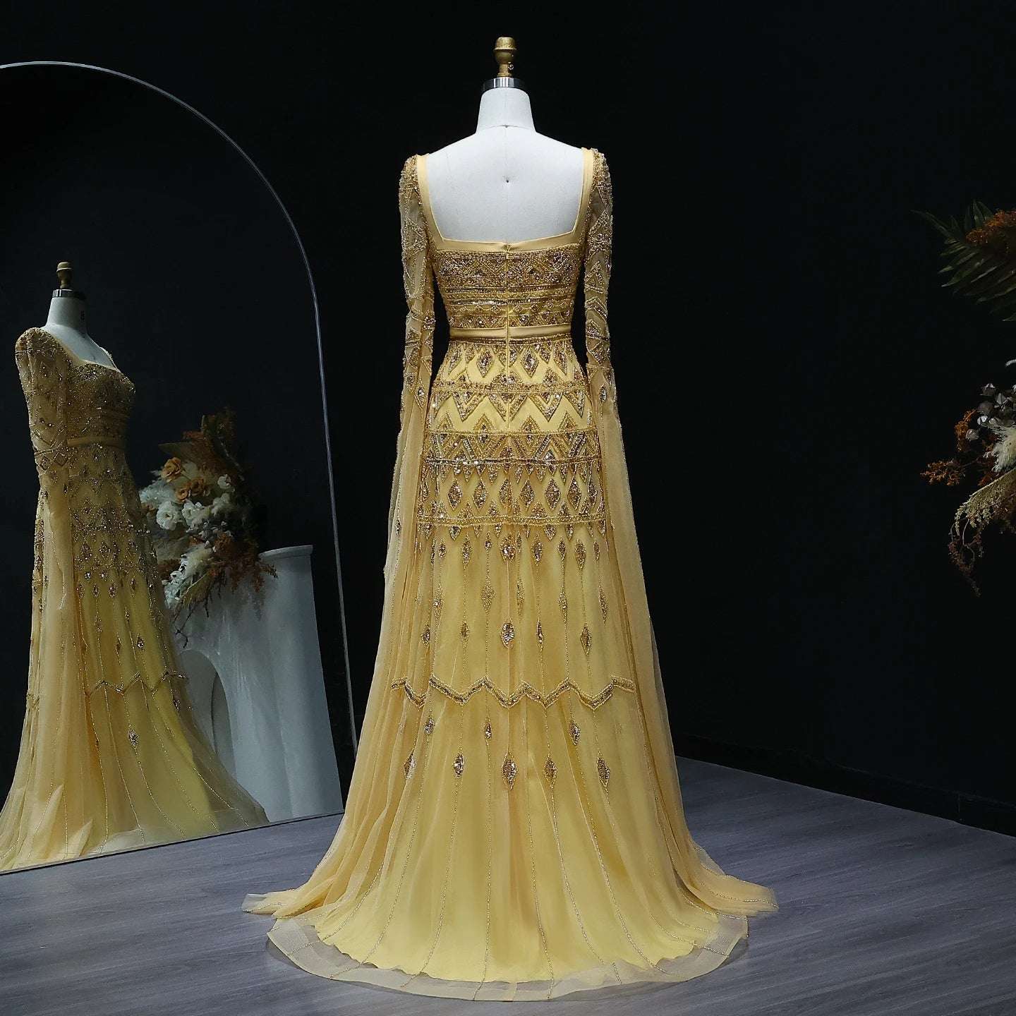 Rana Elegant Modest Dress - Red