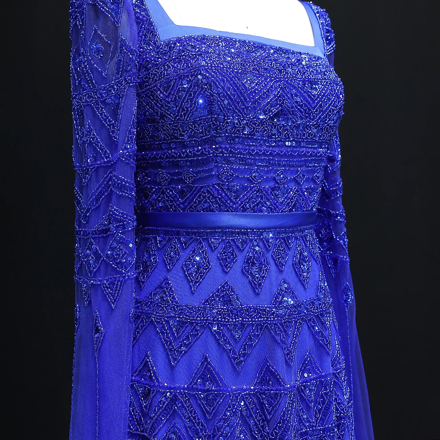 Rana Elegant Modest Dress - Sage Green - Asiyah Dresses