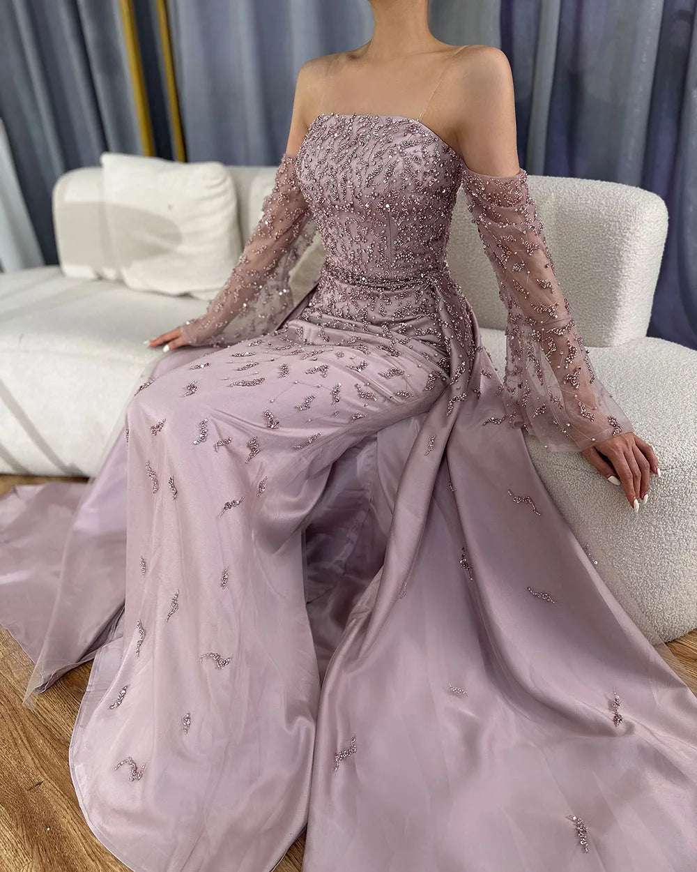 Elegant Dress - Azara Dress Pink - Asiyah Dresses