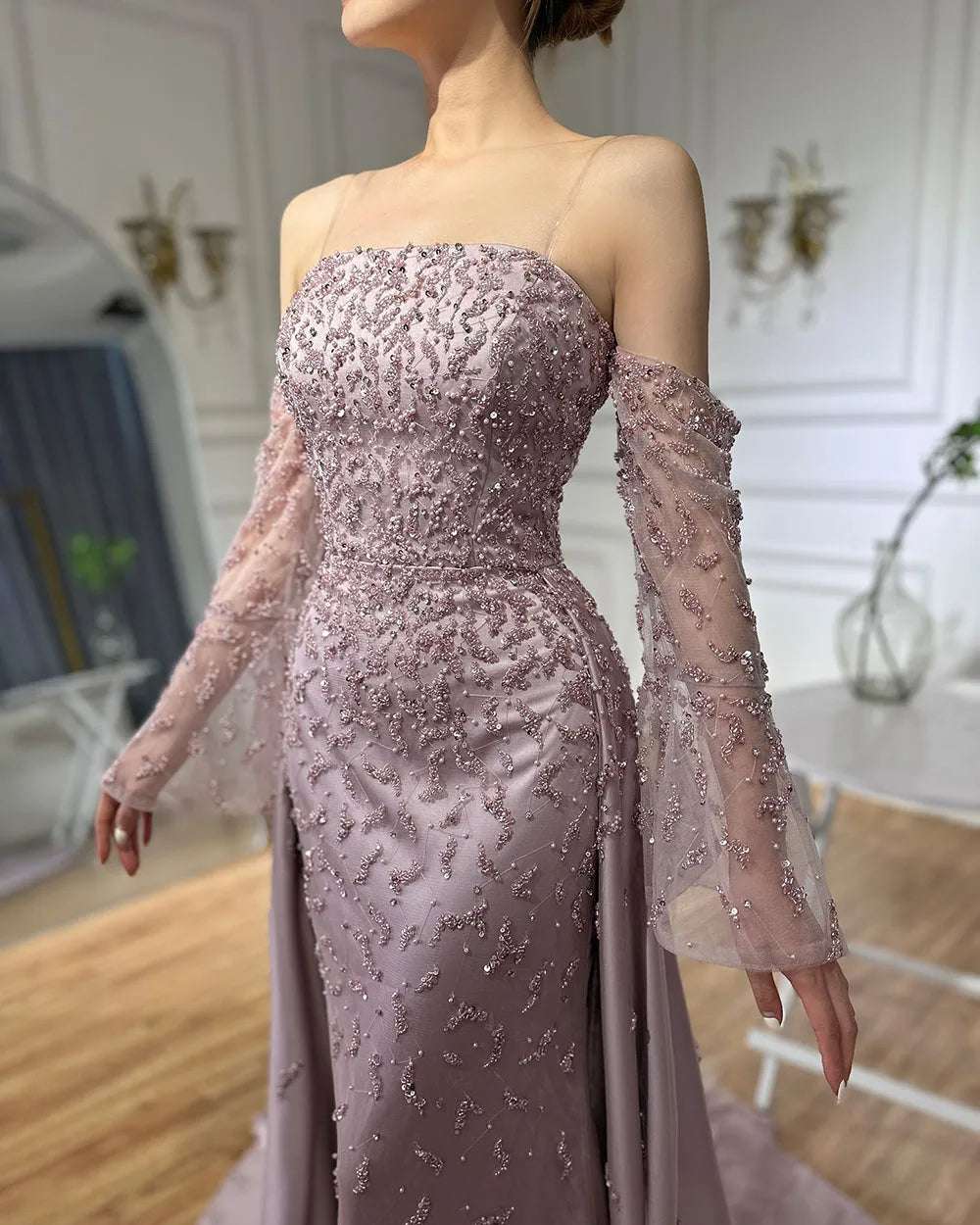 Elegant Dress - Azara Dress Pink - Asiyah Dresses