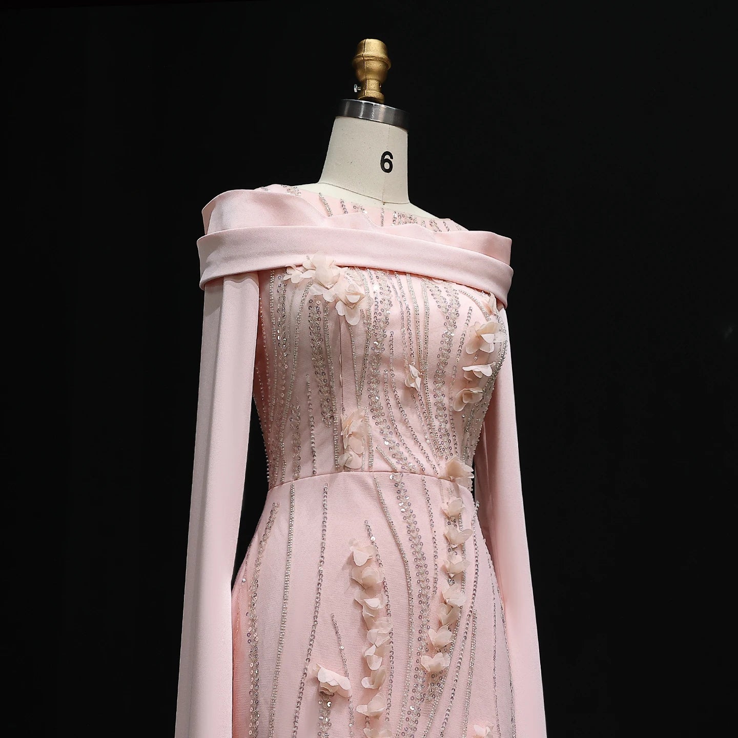 Maria Dress - Elegant Modest Long Sleeve Dress Pink - Asiyah Dresses