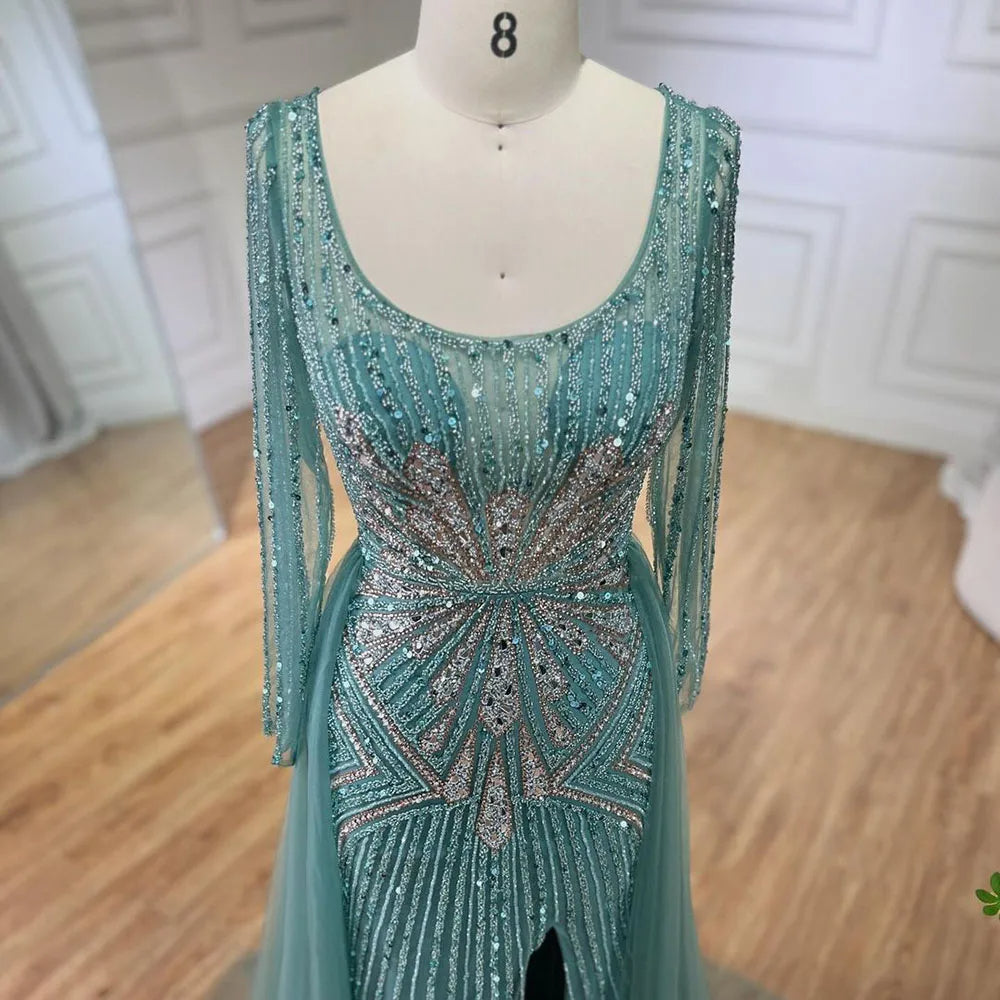 Ahlam Evening Dress Turqoise - Asiyah Dresses