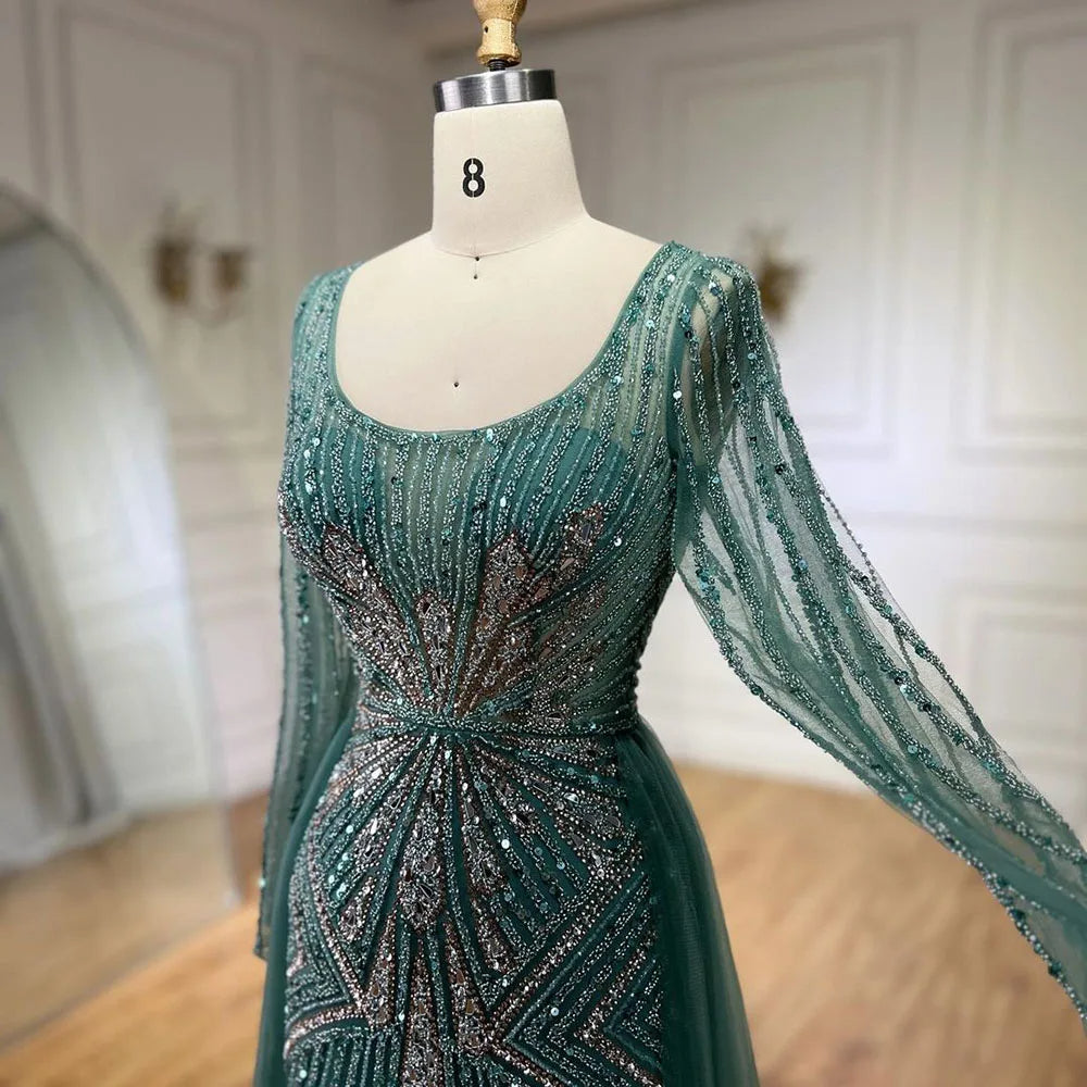 Ahlam Evening Dress Turqoise - Asiyah Dresses