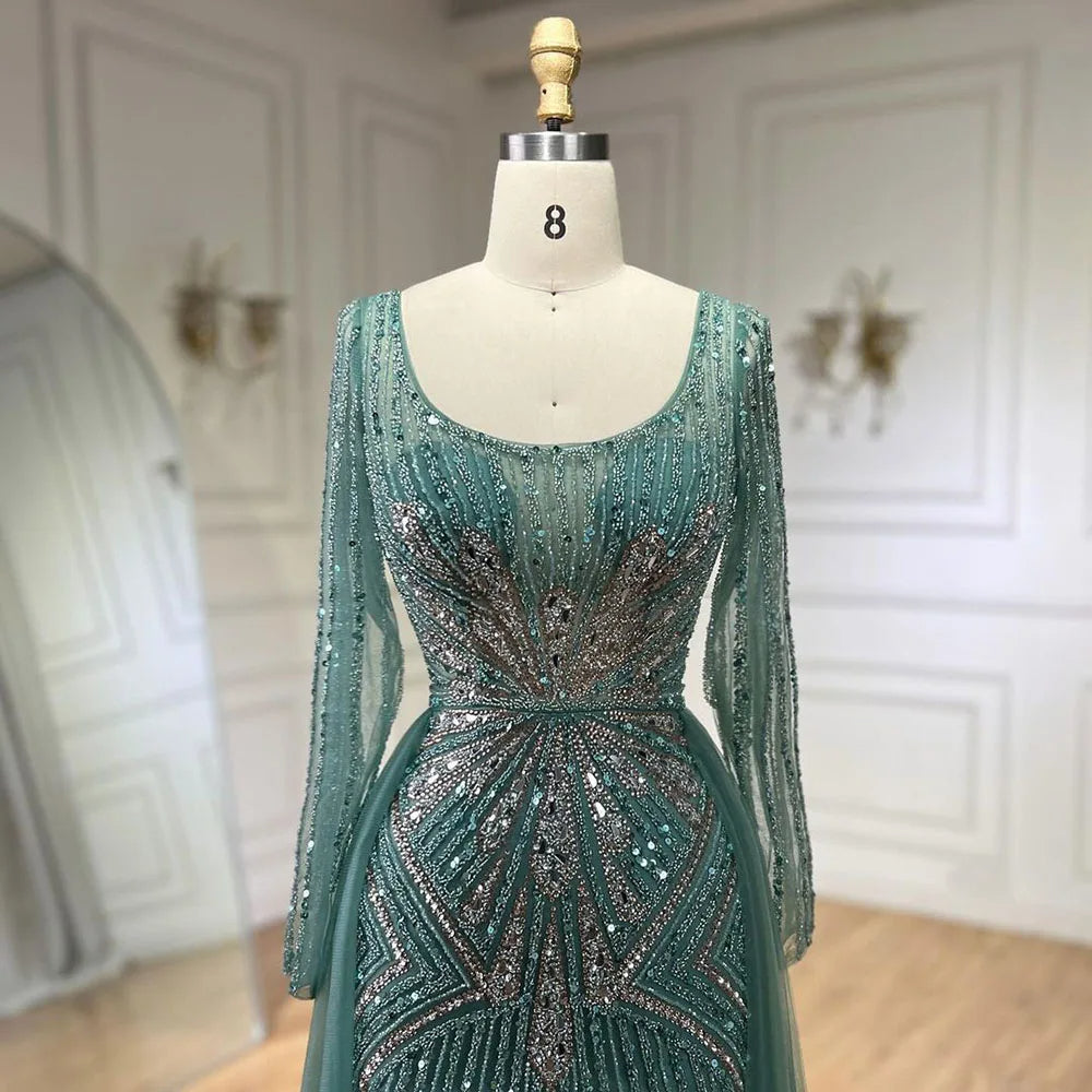 Ahlam Evening Dress Turqoise - Asiyah Dresses