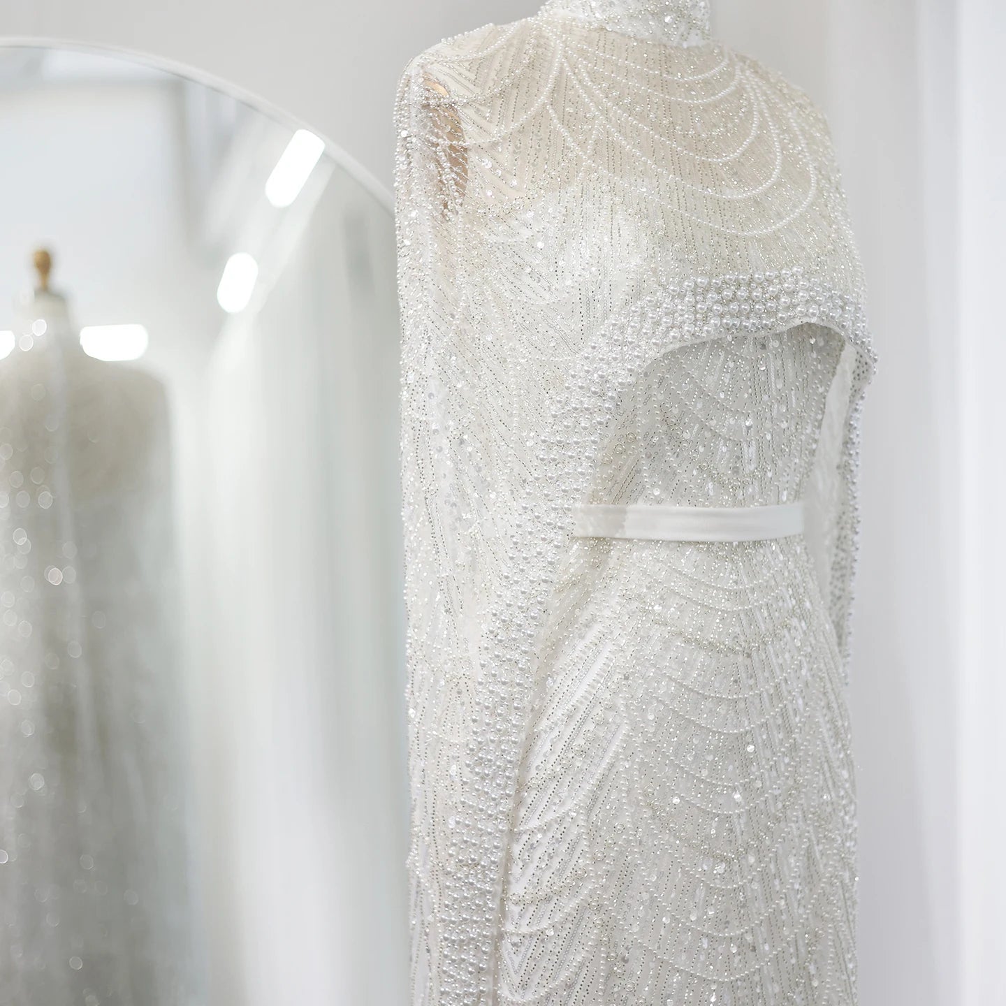 Modest Cape Dress - Royal Blue - Asiyah Dresses