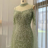 Almina Dress - Sage Green Bridal Gown - Asiyah Dresses