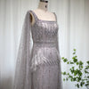 Sarah Dress - Silver Evening Dress - Asiyah Dresses