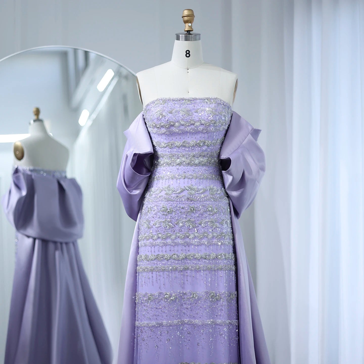 Samira Dress - Lilac Evening Dress - Asiyah Dresses