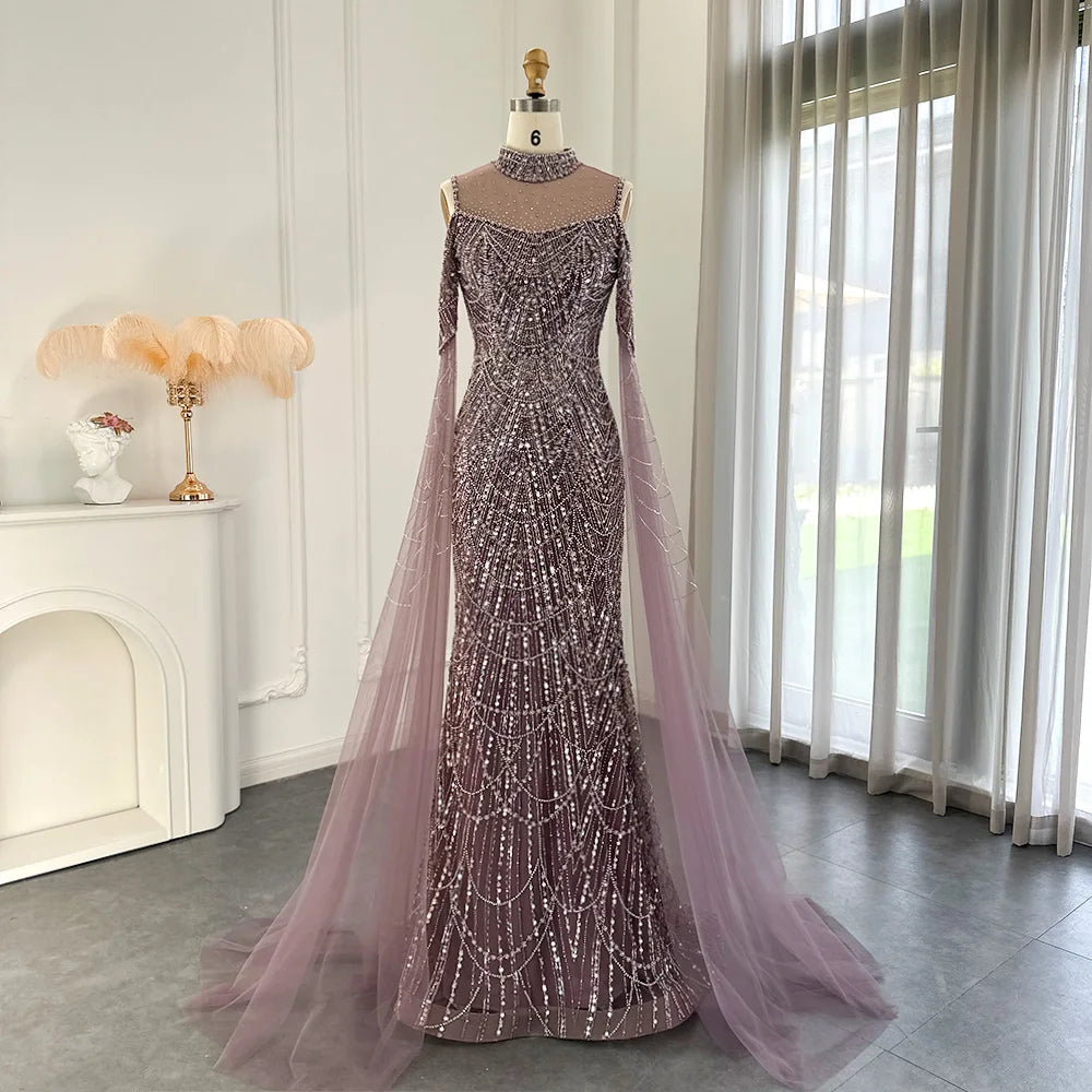 Almina Dress - Purple Bridal Gown - Asiyah Dresses