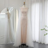 Fatima Dress - Bridal Pearl Cape Dress - Asiyah Dresses