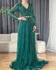 Elegant Dress - Dalia Green Dress