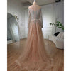 Modest Elegant Dress - Celeste Nude