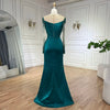 Green Bridal Modest Dress - Tahera