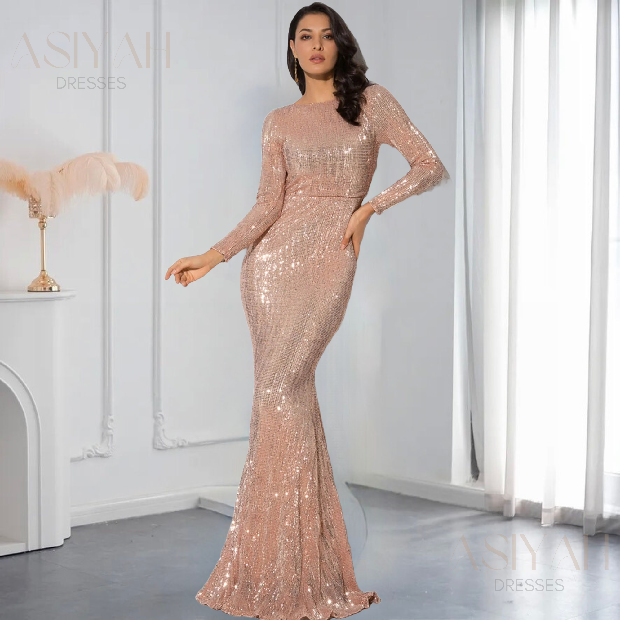 Modest Evening Dress - Asiyah Dresses