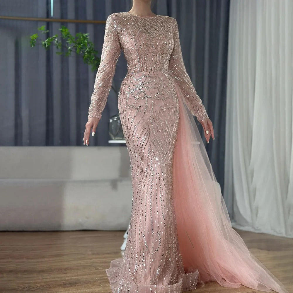 Elegant Modest Dress - Safiya Dress Pink custom