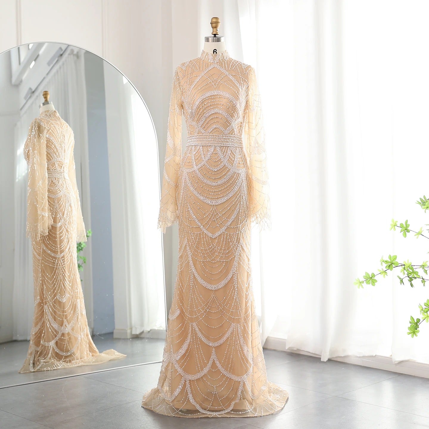 Shimi Bridal Modest Dress - Made to order - Asiyah Dresses