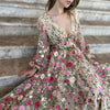 Peony Floral Dress - Modest Gown - Asiyah Dresses