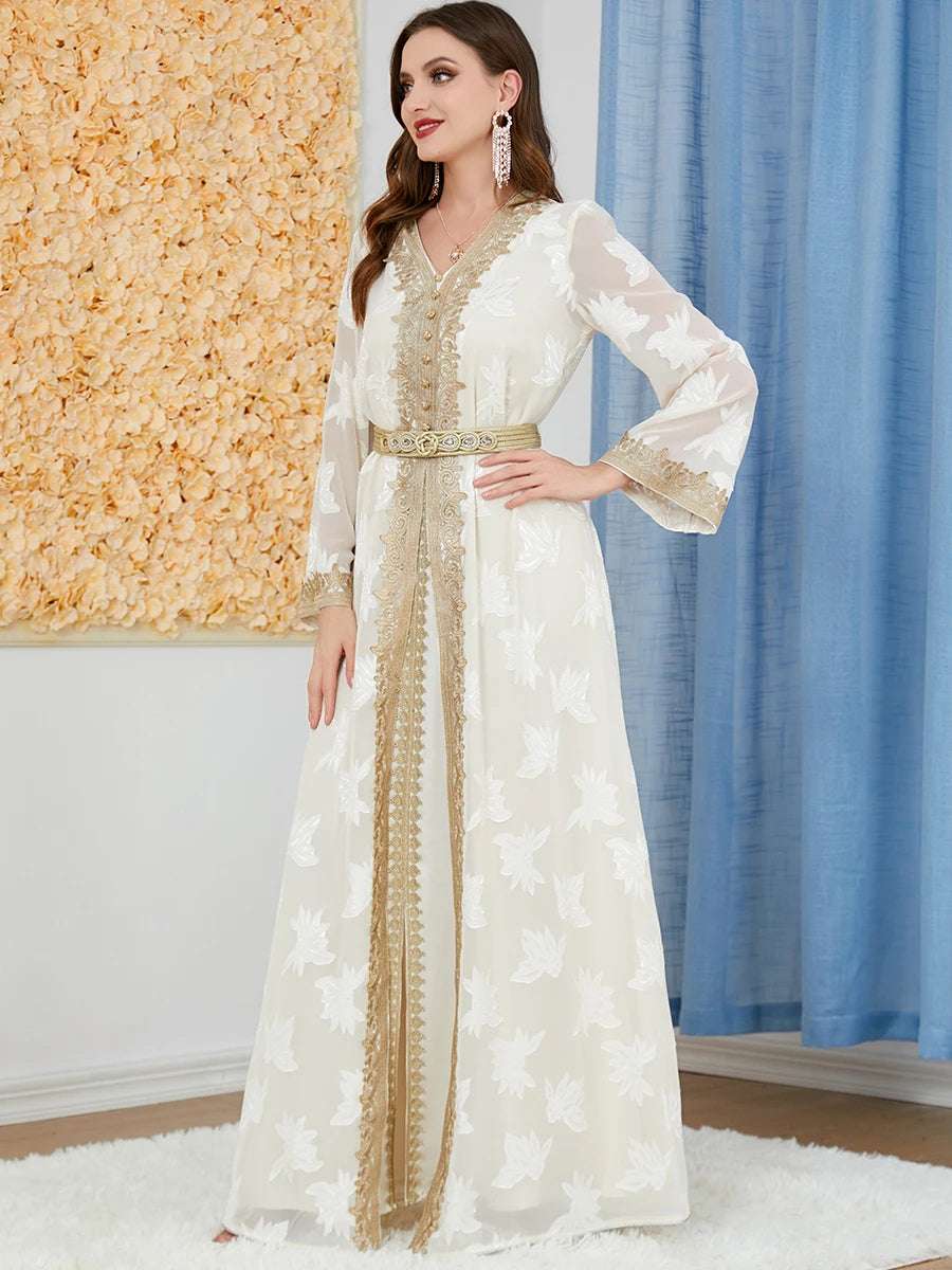 Blue Moroccan Luxury Kaftan
