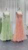 Load and play video in Gallery viewer, Ainah Dress - Luxury Modest Evening Gown Sage Green