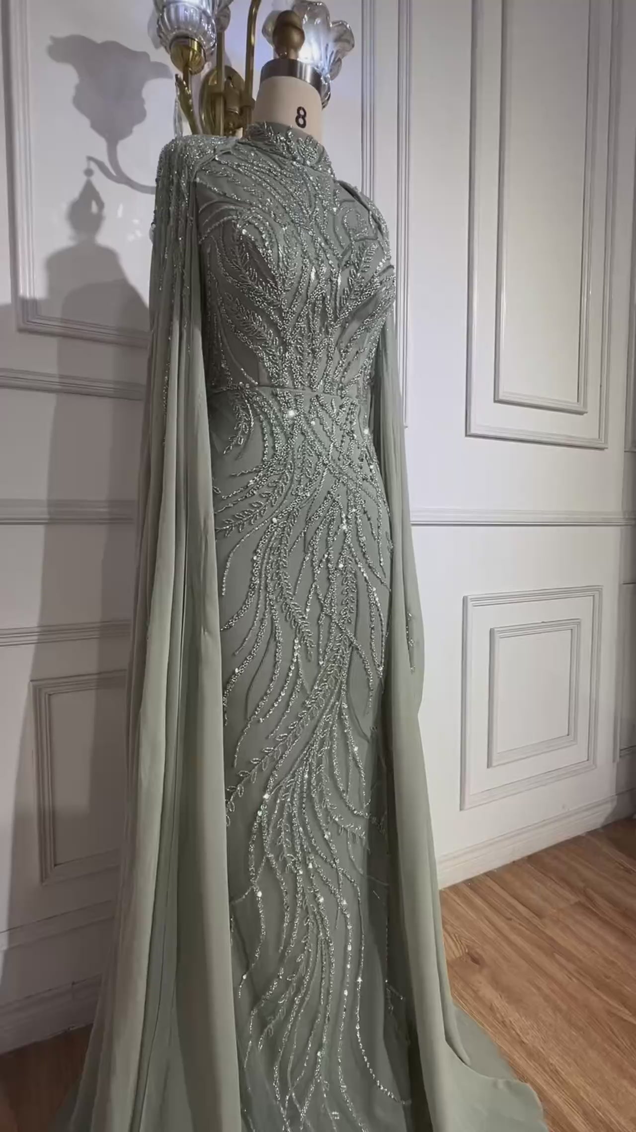 Modest Elegant Green - Mimosa Dress